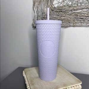 Starbucks Holiday 2021 Venti Matte Lilac Studded Cold Cup/Tumbler